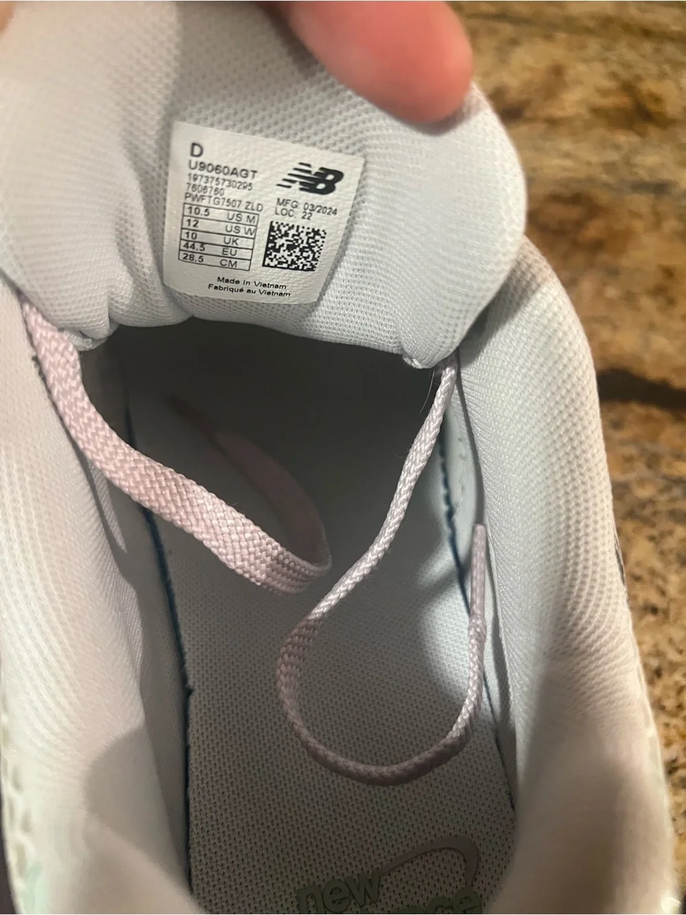 New Balance Women's Pastel Mesh Sneakers - Gray, Mint & Lavender Unisex